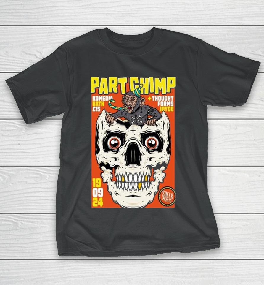Part Chimp Sep 19 2024 Komedia Bath England Poster T-Shirt
