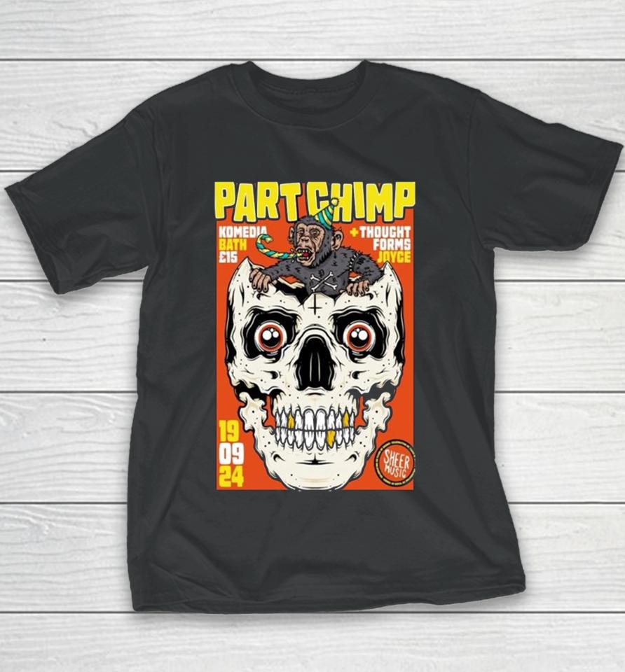 Part Chimp Sep 19 2024 Komedia Bath England Poster Youth T-Shirt