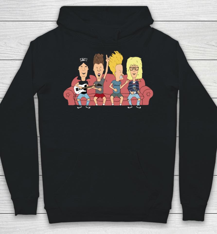 Party On Couch Beavis And Butthead Hoodie