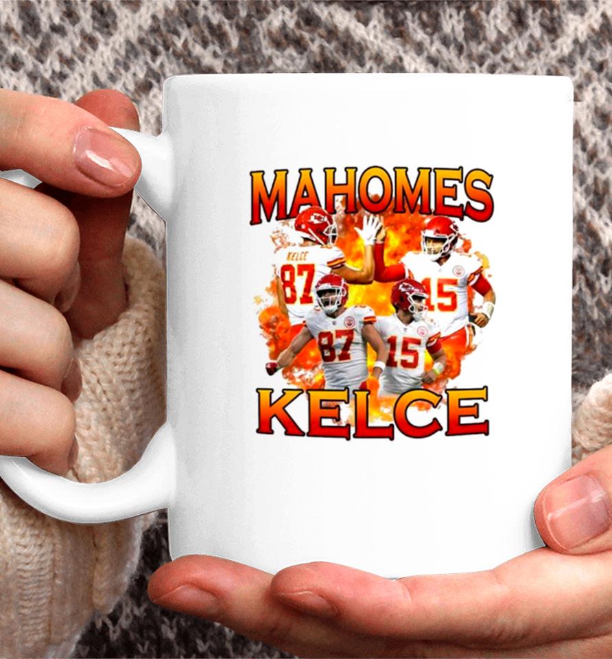 Patrick Mahomes And Travis Kelce Kansas City Chiefs Players Coffee Mug