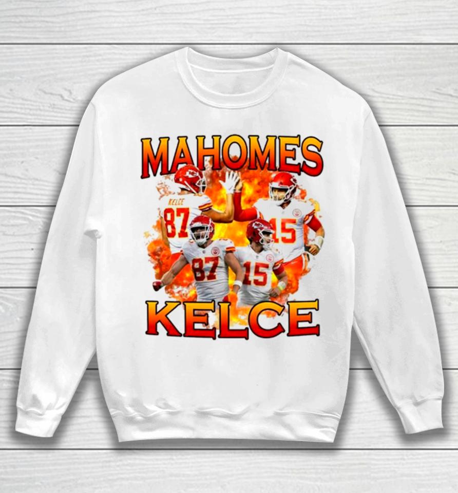 Patrick Mahomes And Travis Kelce Kansas City Chiefs Players Sweatshirt
