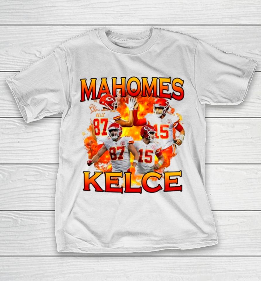 Patrick Mahomes And Travis Kelce Kansas City Chiefs Players T-Shirt