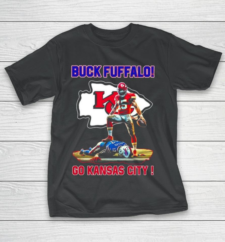 Patrick Mahomes Josh Allen Buck Fuffalo Go Kansas City T-Shirt
