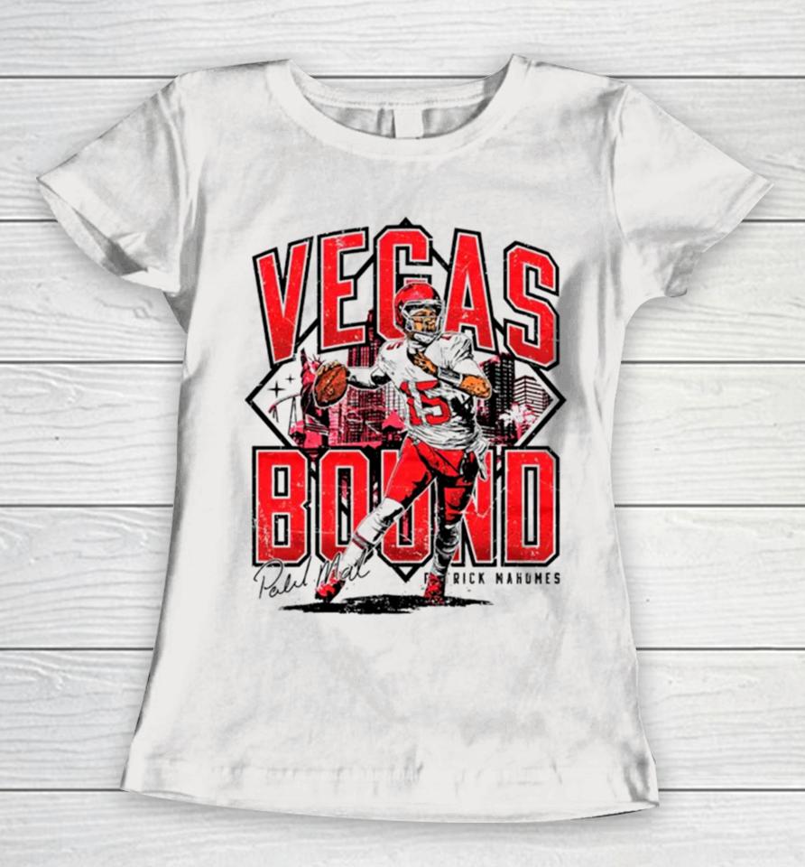 Patrick Mahomes Kansas City Chiefs Vegas Women T-Shirt