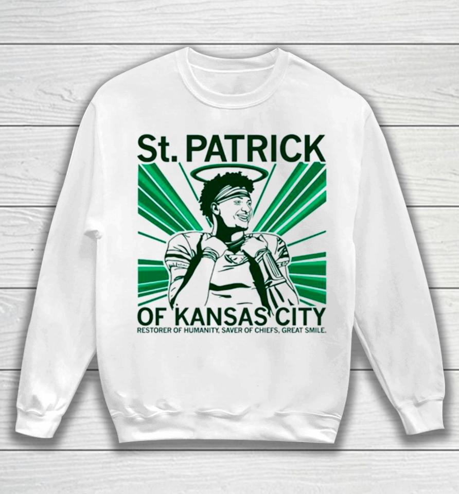 Patrick Mahomes St Patrick Of Kansas City Sweatshirt