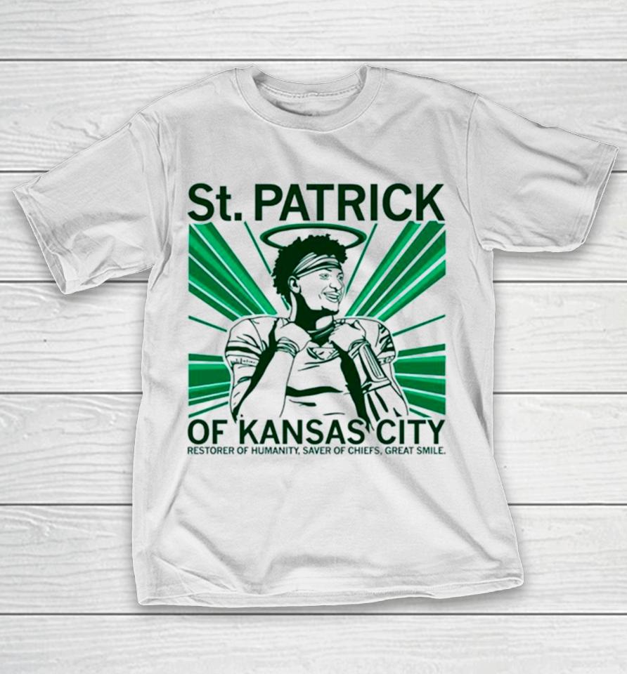 Patrick Mahomes St Patrick Of Kansas City T-Shirt