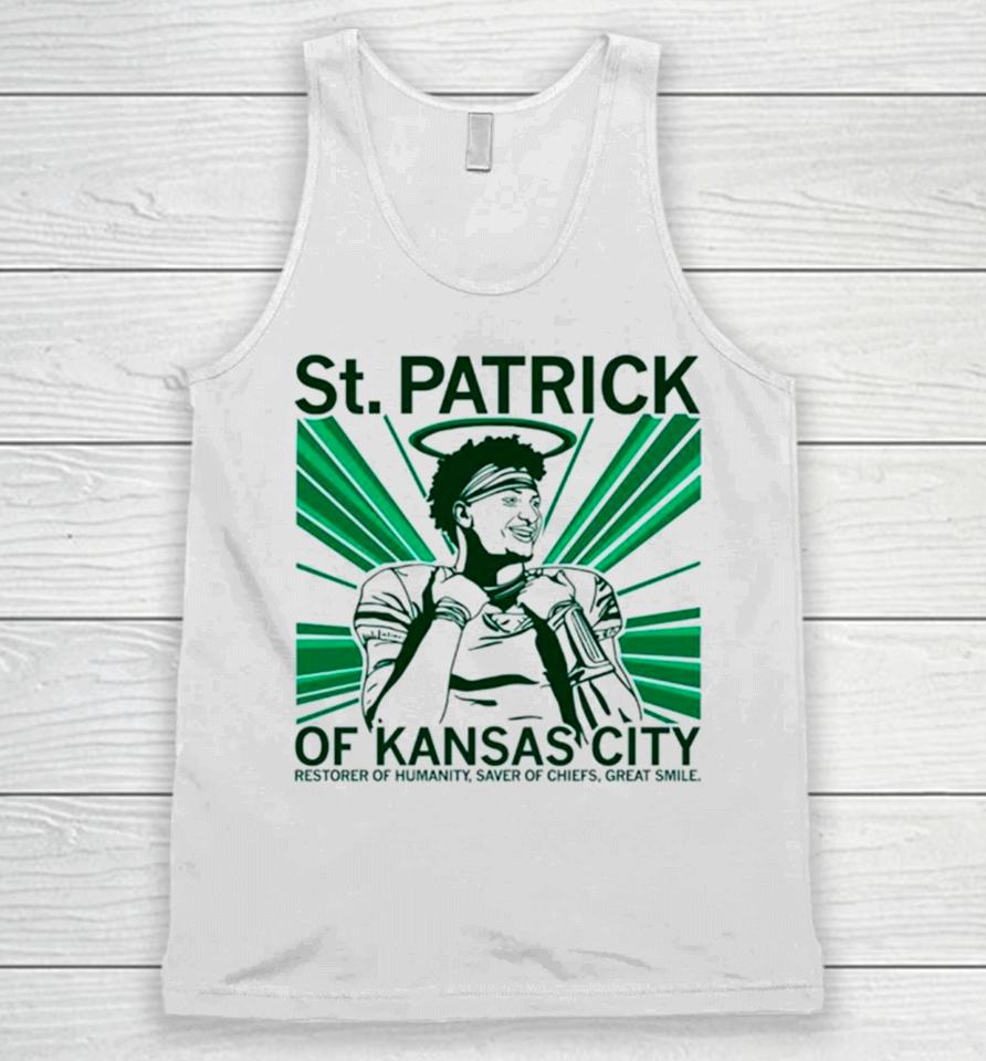 Patrick Mahomes St Patrick Of Kansas City Unisex Tank Top