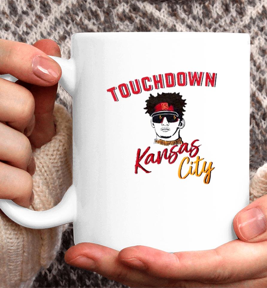 Patrick Mahomes Touchdown Kansas City Football Coffee Mug