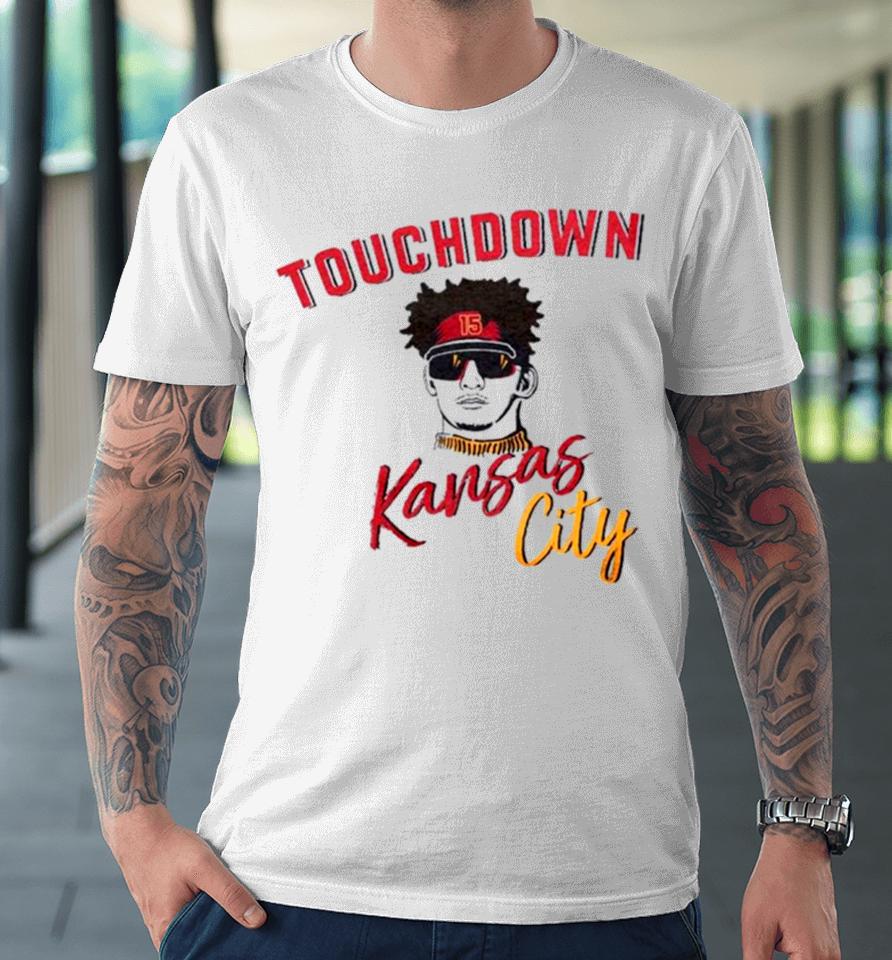 Patrick Mahomes Touchdown Kansas City Football Premium T-Shirt
