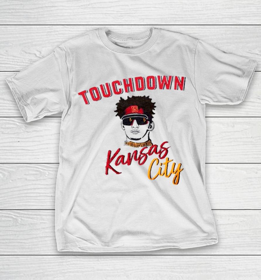 Patrick Mahomes Touchdown Kansas City Football T-Shirt