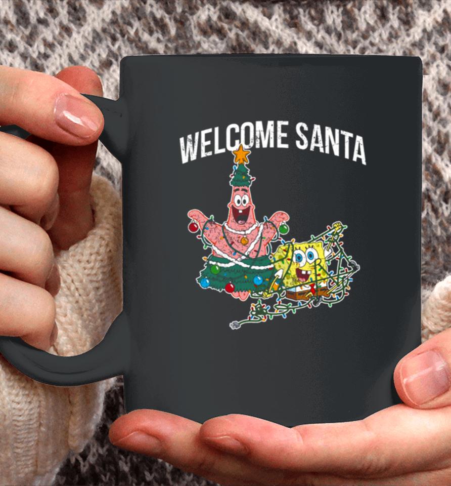 Patrick Star Welcome Santa Christmas Halloween Spongebob Coffee Mug