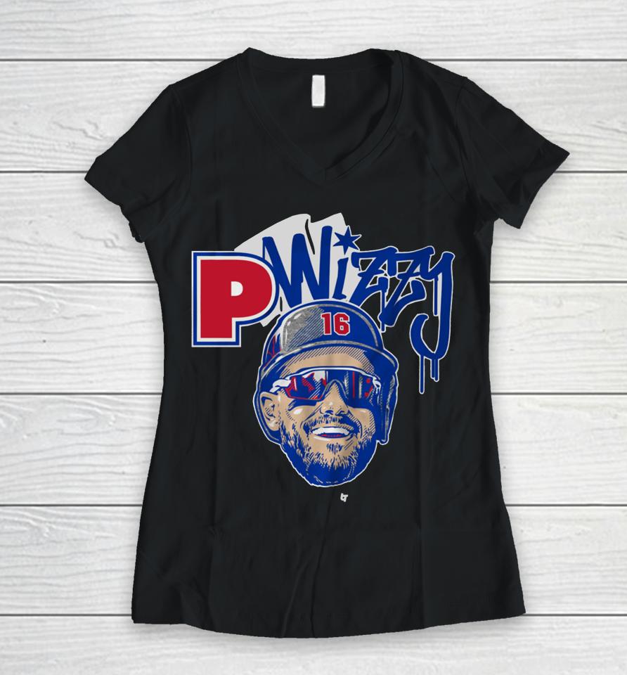 Patrick Wisdom P-Wizzy Women V-Neck T-Shirt