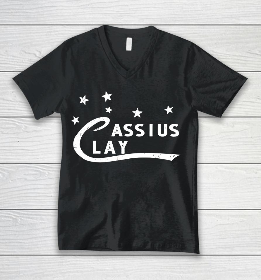 Patriot Takes Cassius Clay Unisex V-Neck T-Shirt