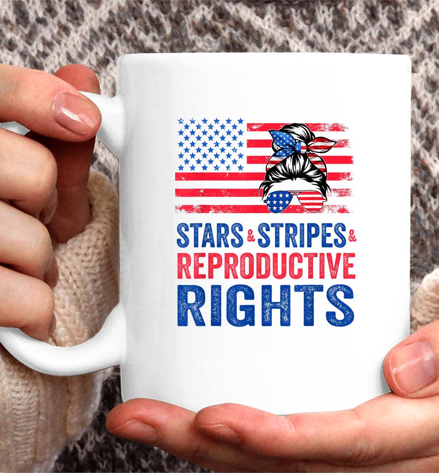 Patriotic 4Th Of July Shirt Stars Stripes Reproductive Right Coffee Mug
