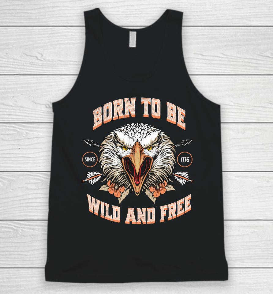 Patriotic Bald Eagle 4Th Of July Usa Vintage Father's Day Unisex Tank Top