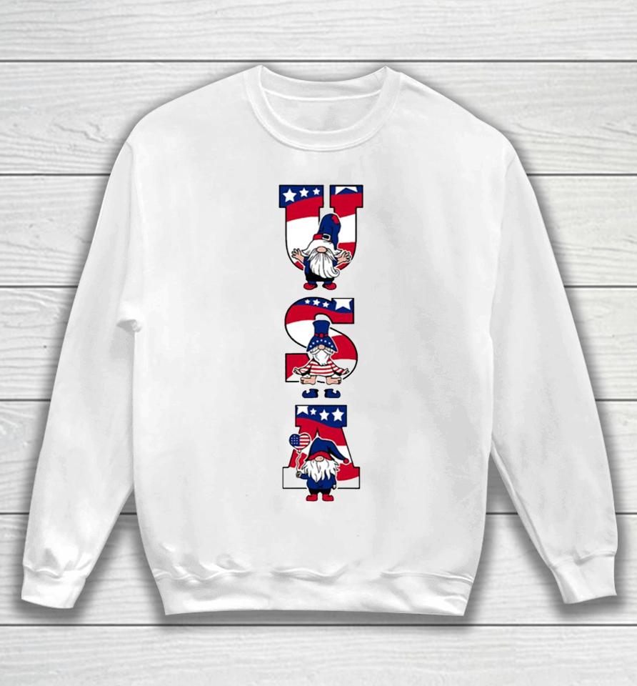 Patriotic Gnomes 4Th Of July With Sweatshirt