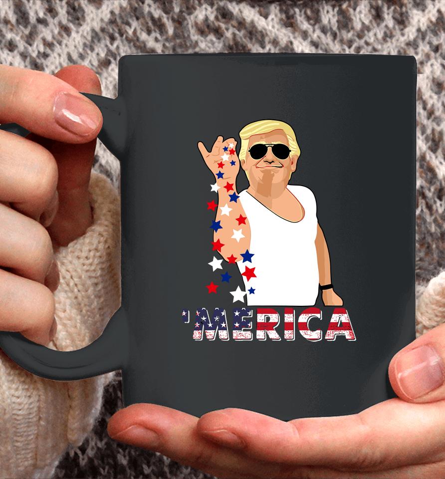 Patriotic Trump Bae 4Th Of July America Freedom Day Coffee Mug