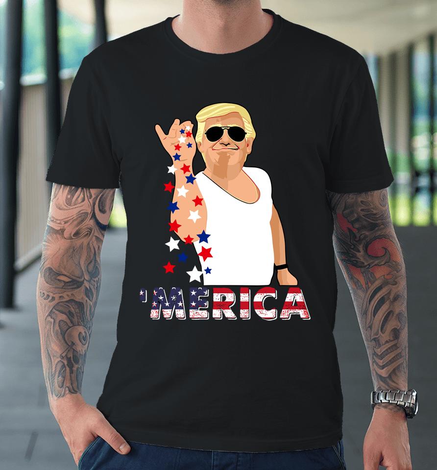 Patriotic Trump Bae 4Th Of July America Freedom Day Premium T-Shirt