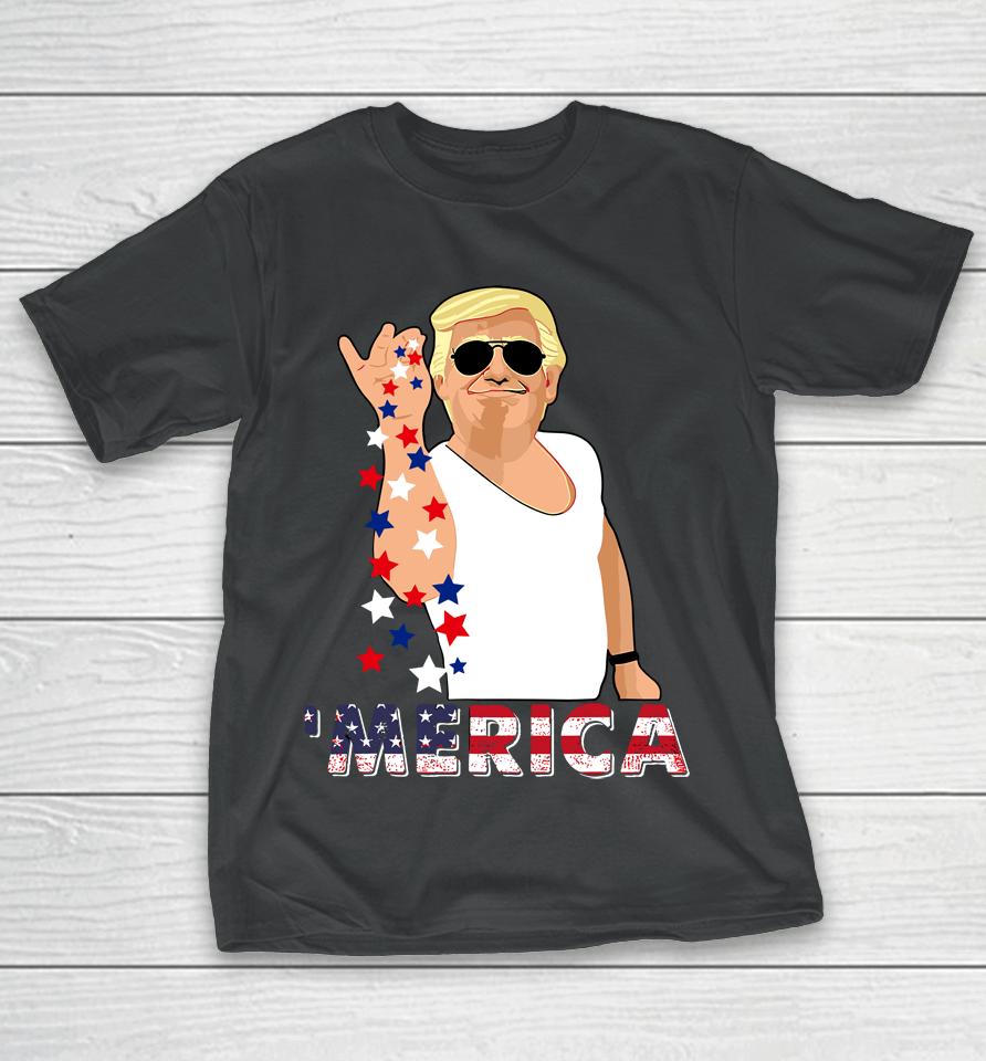 Patriotic Trump Bae 4Th Of July America Freedom Day T-Shirt