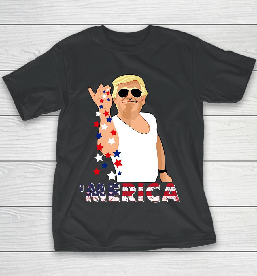 Patriotic Trump Bae 4Th Of July America Freedom Day Youth T-Shirt