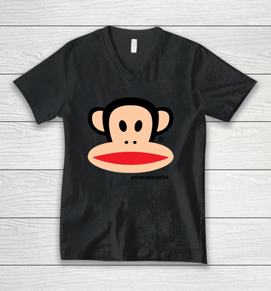 Paul Frank X Ass Anti Social Social Club Unisex V-Neck T-Shirt
