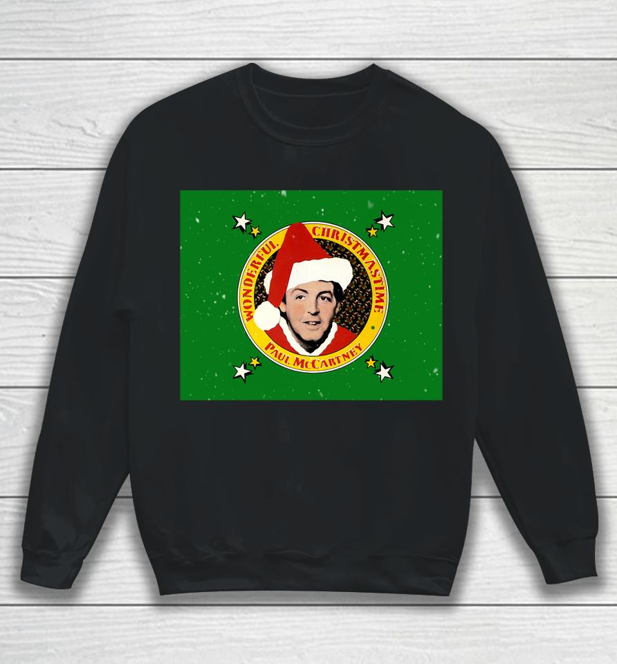 Paul Mccartney Wonderful Christmastime Sweatshirt