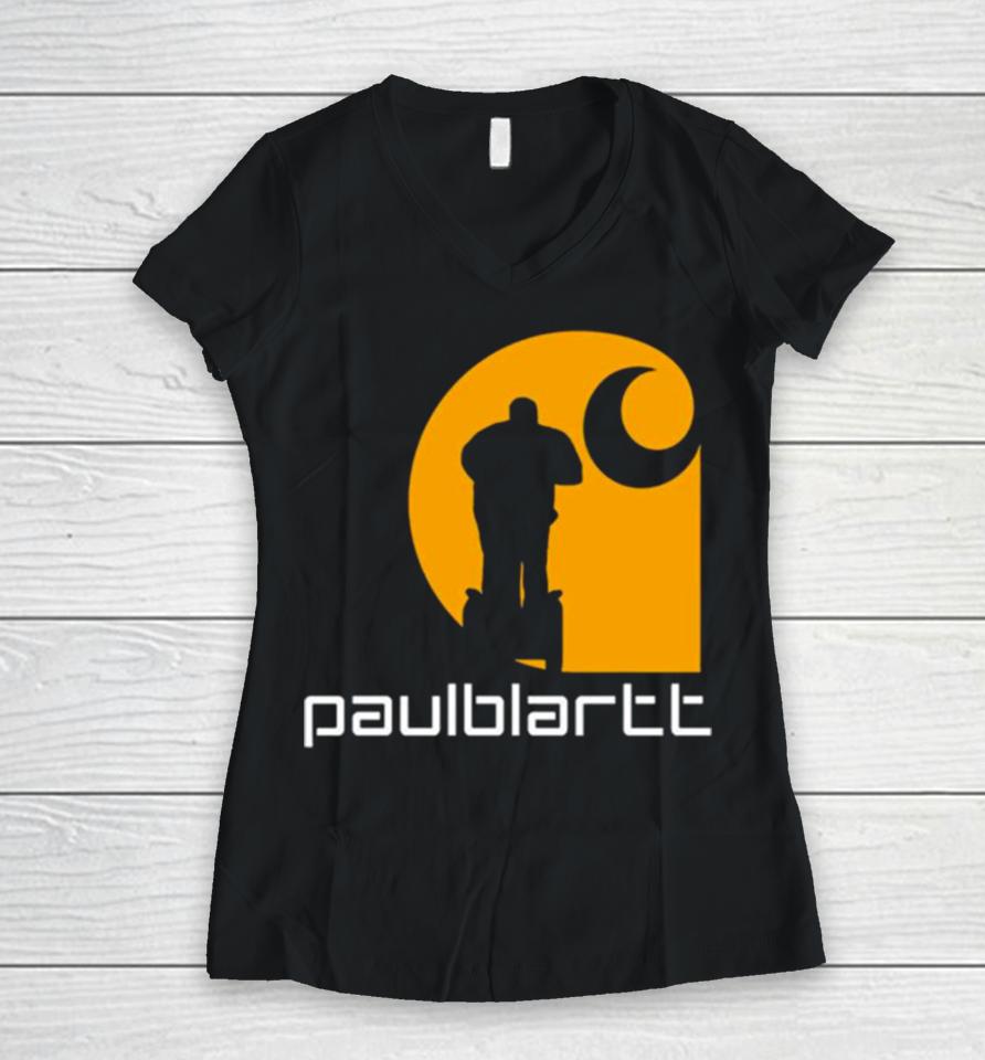 Paulblartt Carblartt Women V-Neck T-Shirt