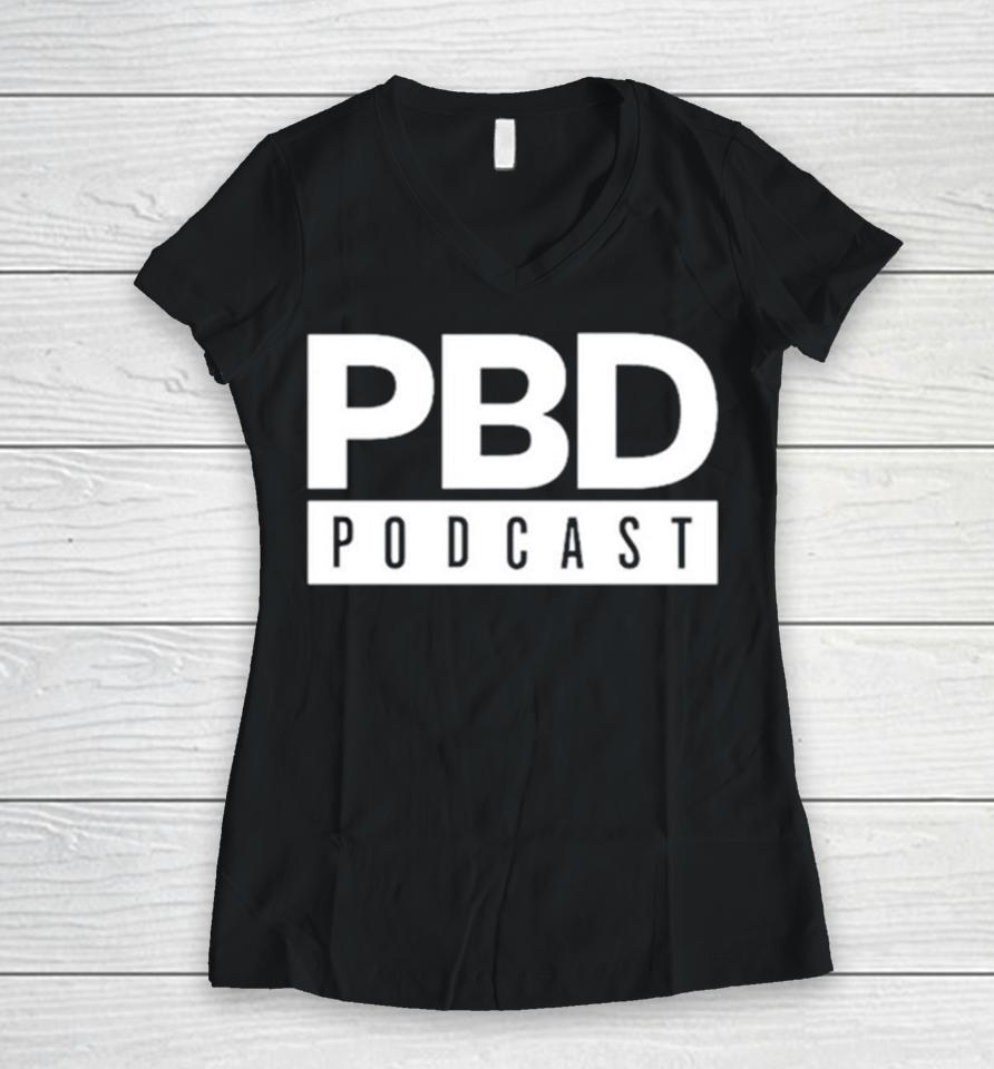 Pbd Podcast Classic Women V-Neck T-Shirt