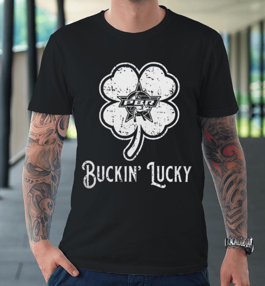 Pbr St. Patrick’s Day Buckin’ Lucky Premium T-Shirt
