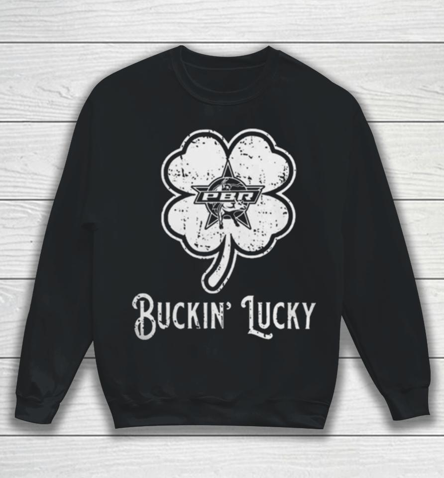 Pbr St. Patrick’s Day Buckin’ Lucky Sweatshirt