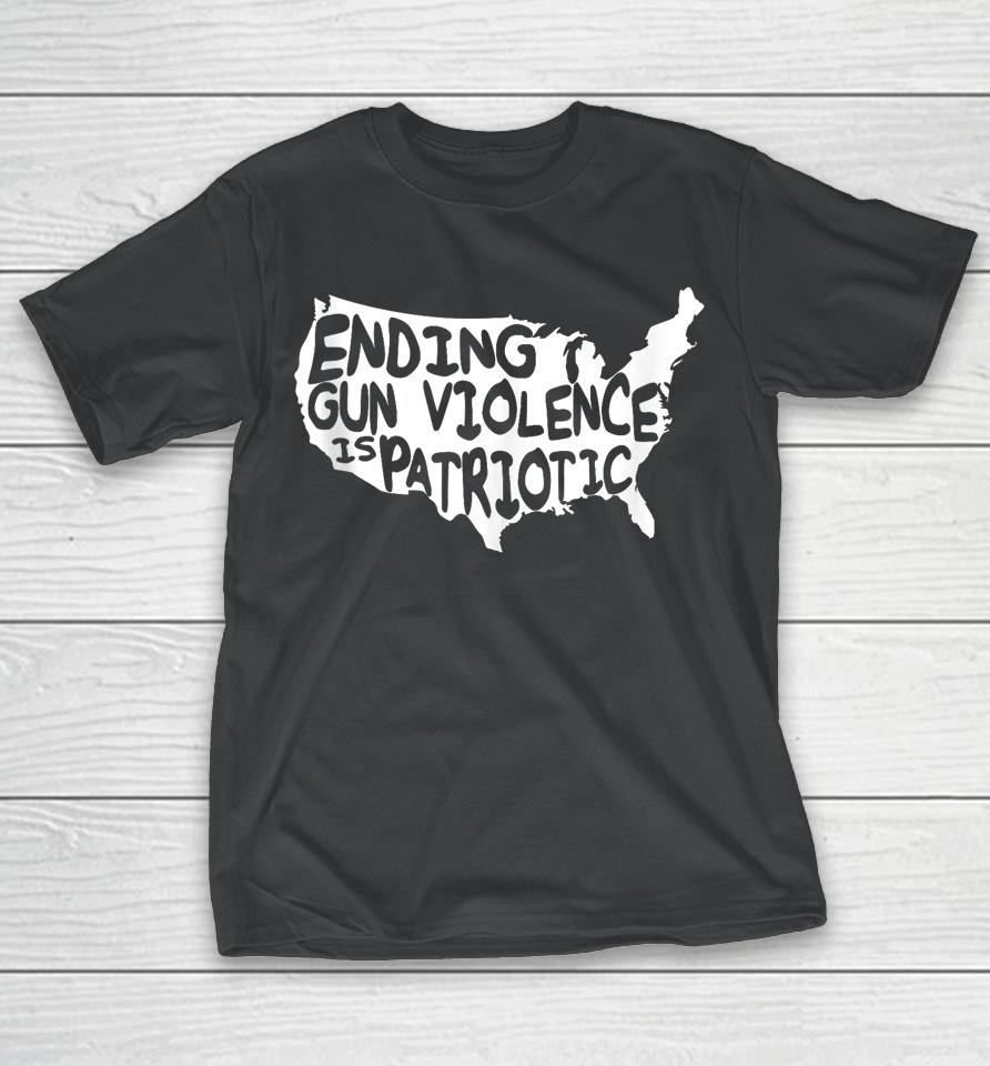 Peace Ending Gun Violence Is Patriotic Awareness Day T-Shirt