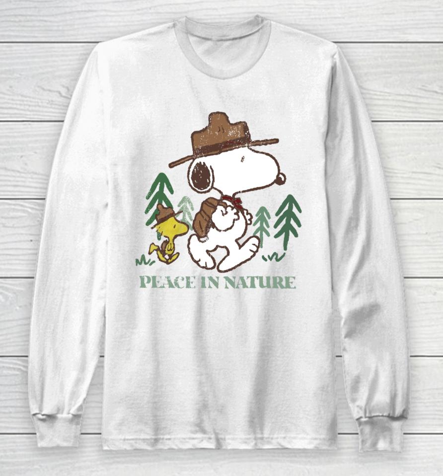 Peace In Nature Long Sleeve T-Shirt