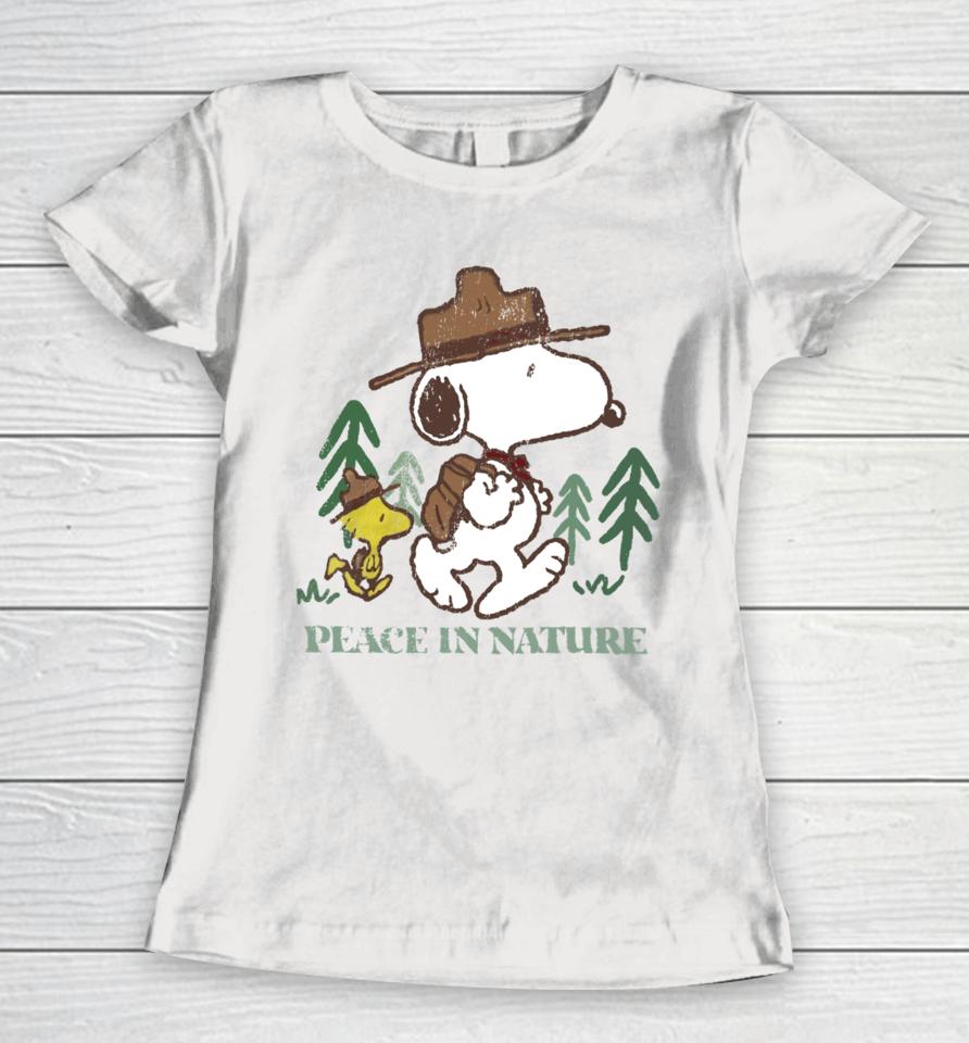 Peace In Nature Women T-Shirt