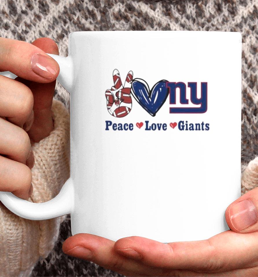 Peace Love New York Giants 2024 Coffee Mug