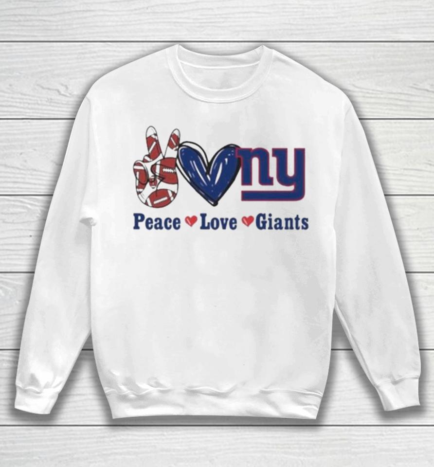Peace Love New York Giants 2024 Sweatshirt