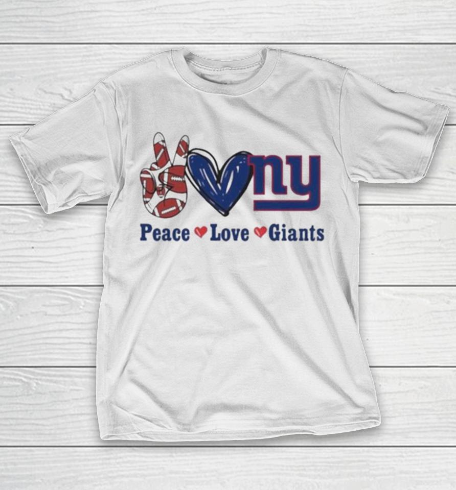 Peace Love New York Giants 2024 T-Shirt