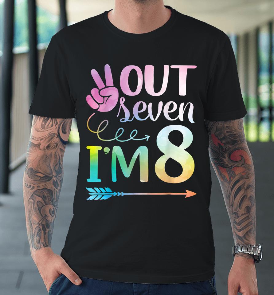 Peace Out 7 I'm 8 Years Old Born In 2014 Happy My Birthday Premium T-Shirt