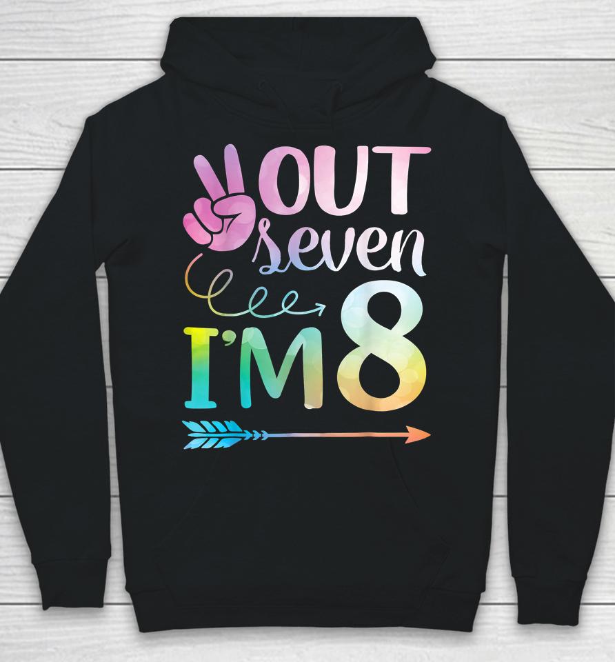 Peace Out 7 I'm 8 Years Old Born In 2014 Happy My Birthday Hoodie