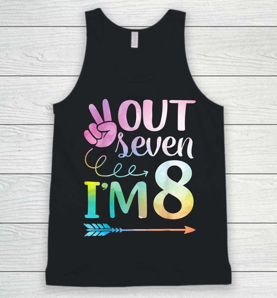 Peace Out 7 I'm 8 Years Old Born In 2014 Happy My Birthday Unisex Tank Top