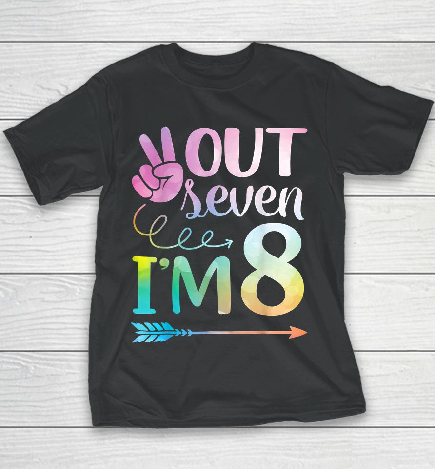 Peace Out 7 I'm 8 Years Old Born In 2014 Happy My Birthday Youth T-Shirt