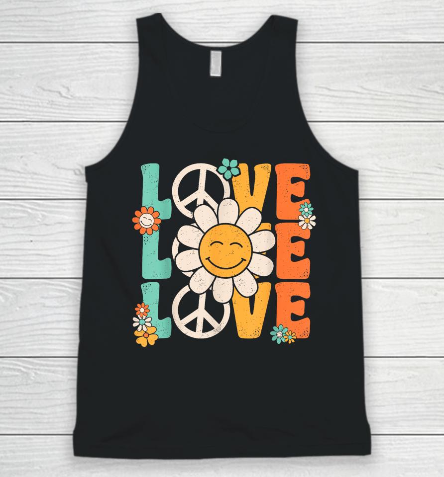 Peace Sign Love 60S 70S 80S Costume Groovy Theme Party Unisex Tank Top