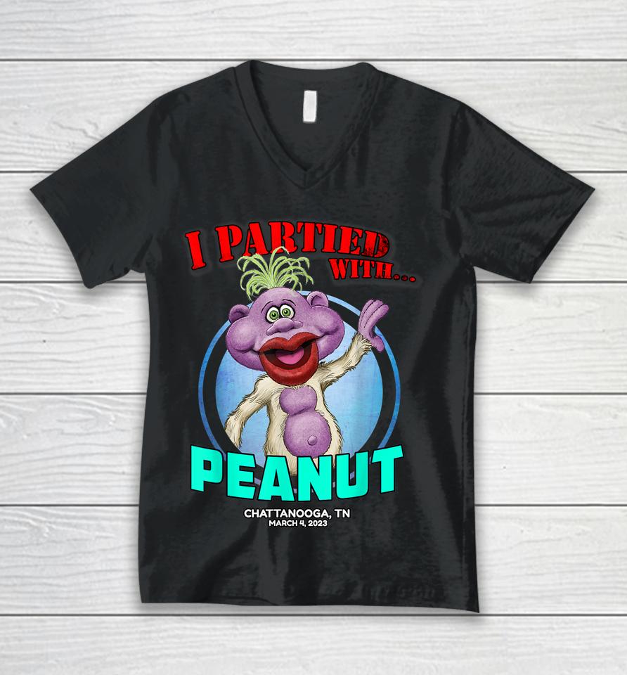 Peanut Chattanooga Tn (03:04:23) Unisex V-Neck T-Shirt