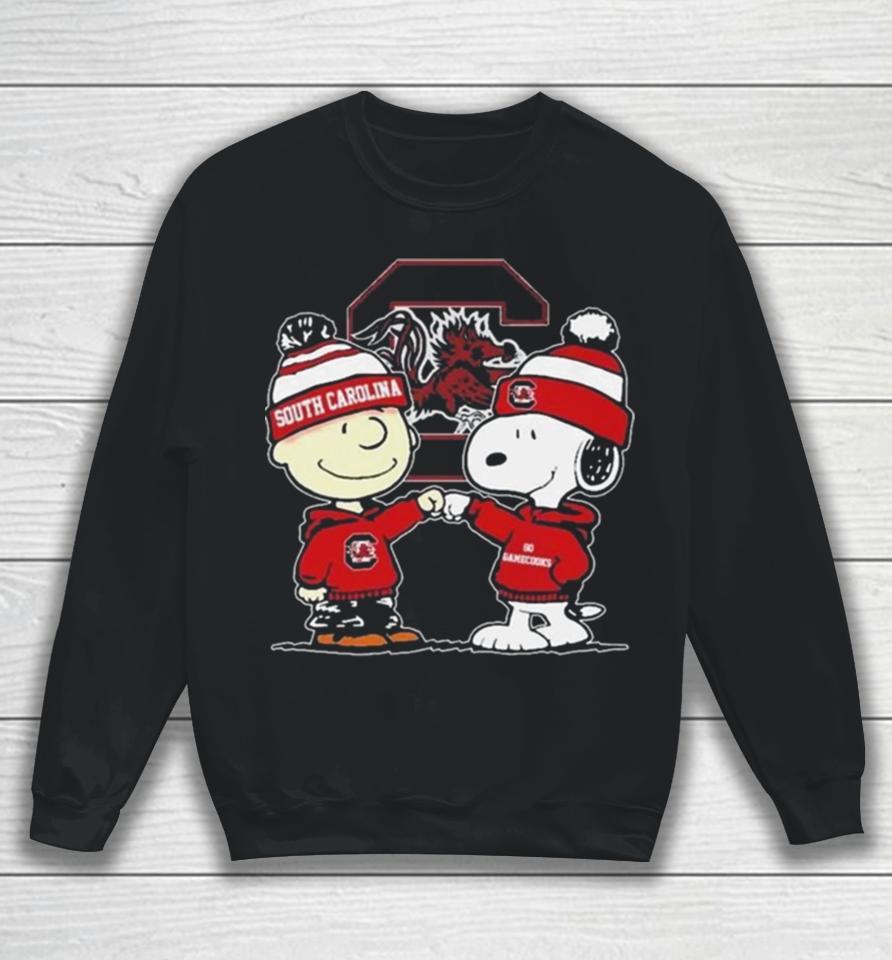 Peanuts Snoopy And Charlie Brown Friends South Carolina Women’s Basketball Sweatshirt