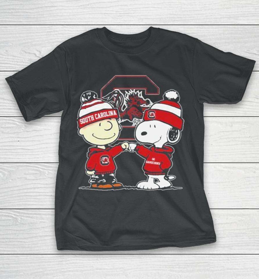 Peanuts Snoopy And Charlie Brown Friends South Carolina Women’s Basketball T-Shirt