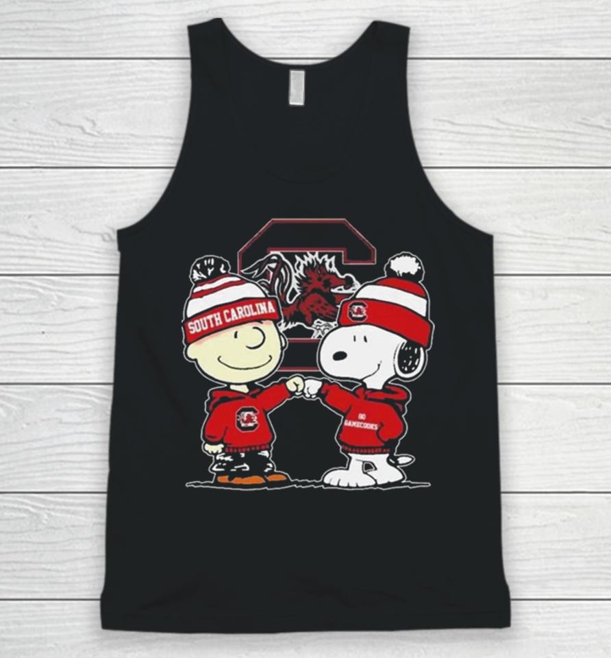 Peanuts Snoopy And Charlie Brown Friends South Carolina Women’s Basketball Unisex Tank Top