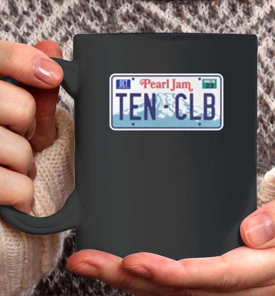 Pearl Jam 2023 Ten Club Member Fan Gifts Coffee Mug