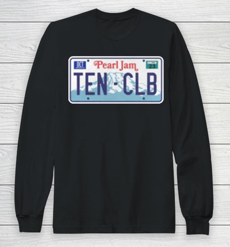 Pearl Jam 2023 Ten Club Member Fan Gifts Long Sleeve T-Shirt