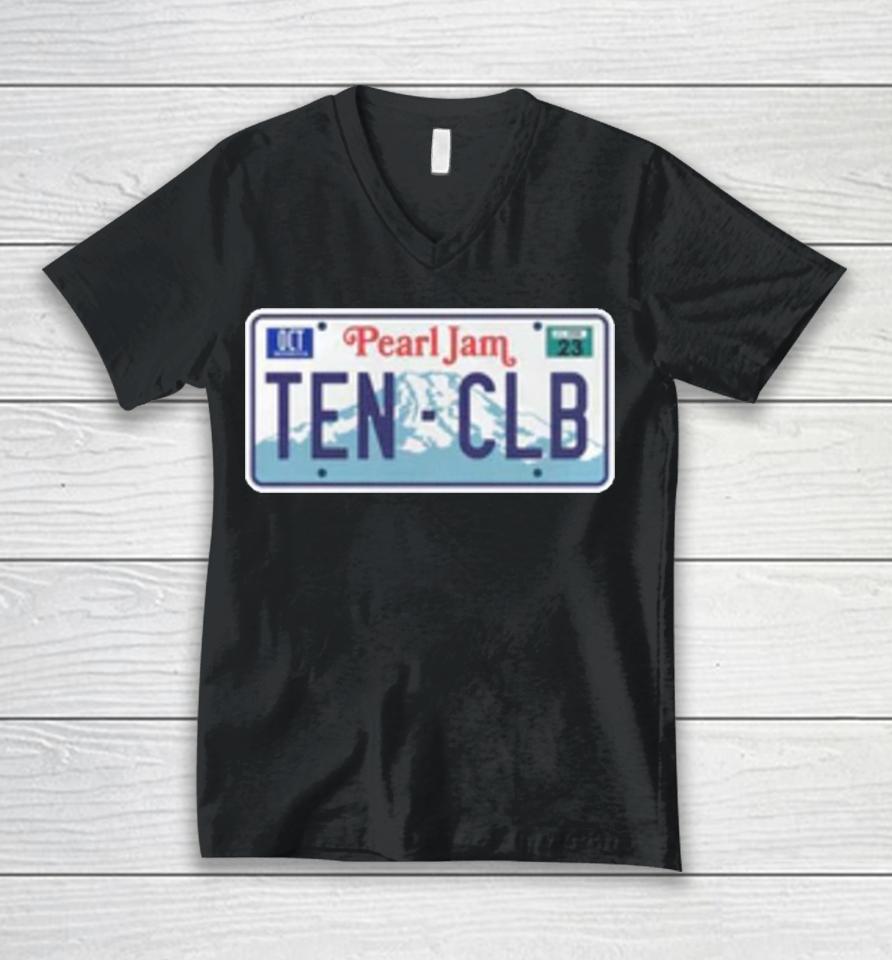 Pearl Jam 2023 Ten Club Member Fan Gifts Unisex V-Neck T-Shirt