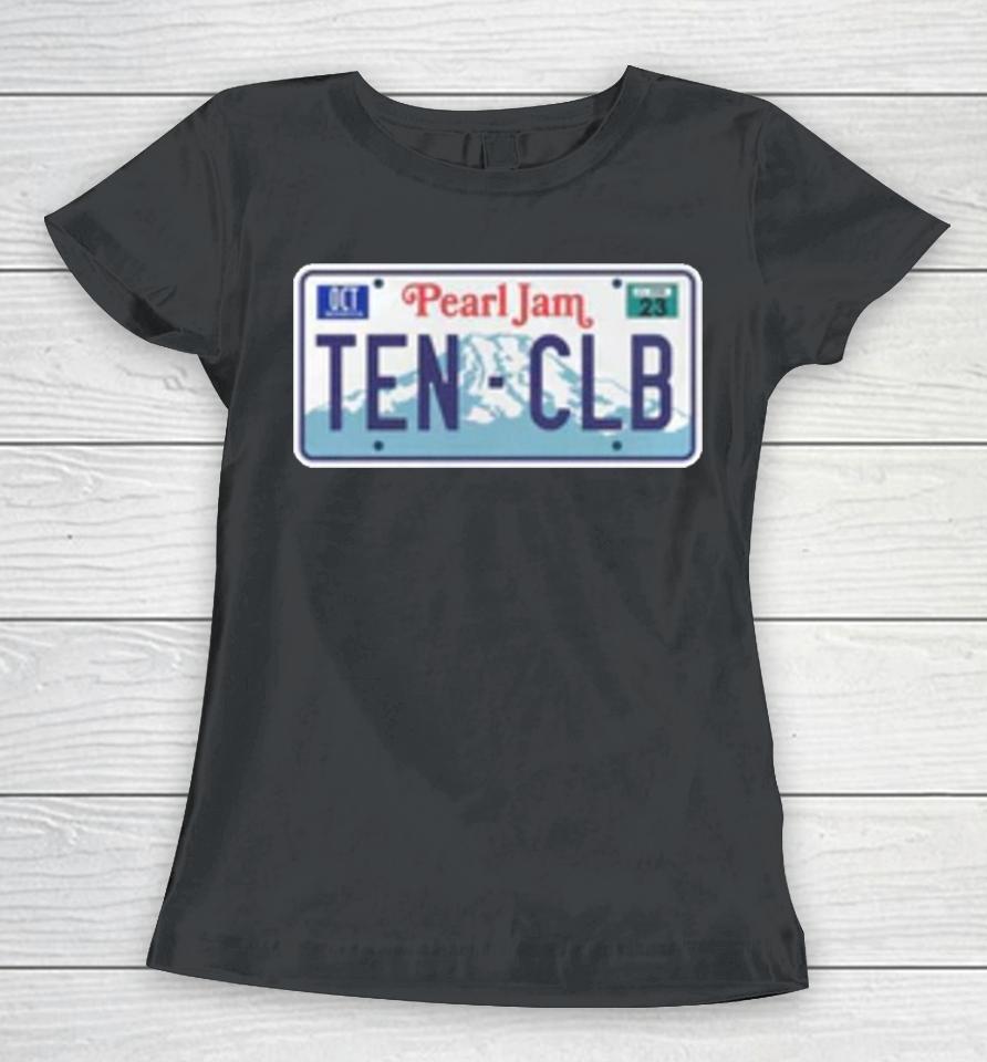 Pearl Jam 2023 Ten Club Member Fan Gifts Women T-Shirt