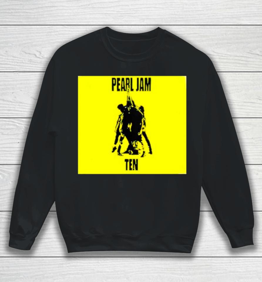Pearl Jam Ten Album Sweatshirt